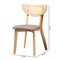 Baxton Studio Dannell Mid-Century Modern Grey Fabric and Natural Oak Finished Wood 2-Piece Dining Chair Set 236-2PC-13294-ZORO - alternate 9